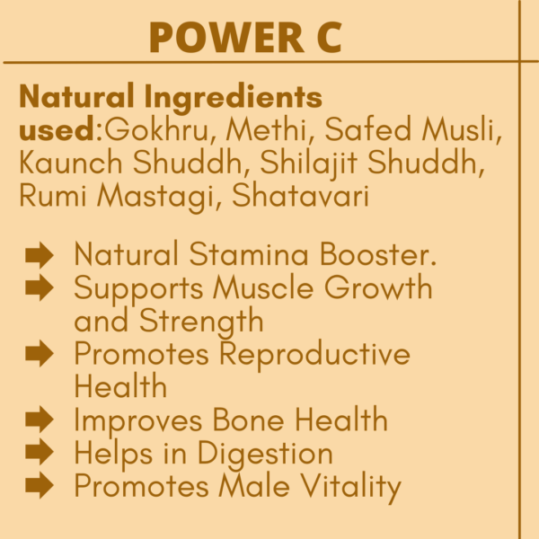 Power C (Combo Pack): Best Ayurvedic Medicine for Stamina - Image 5