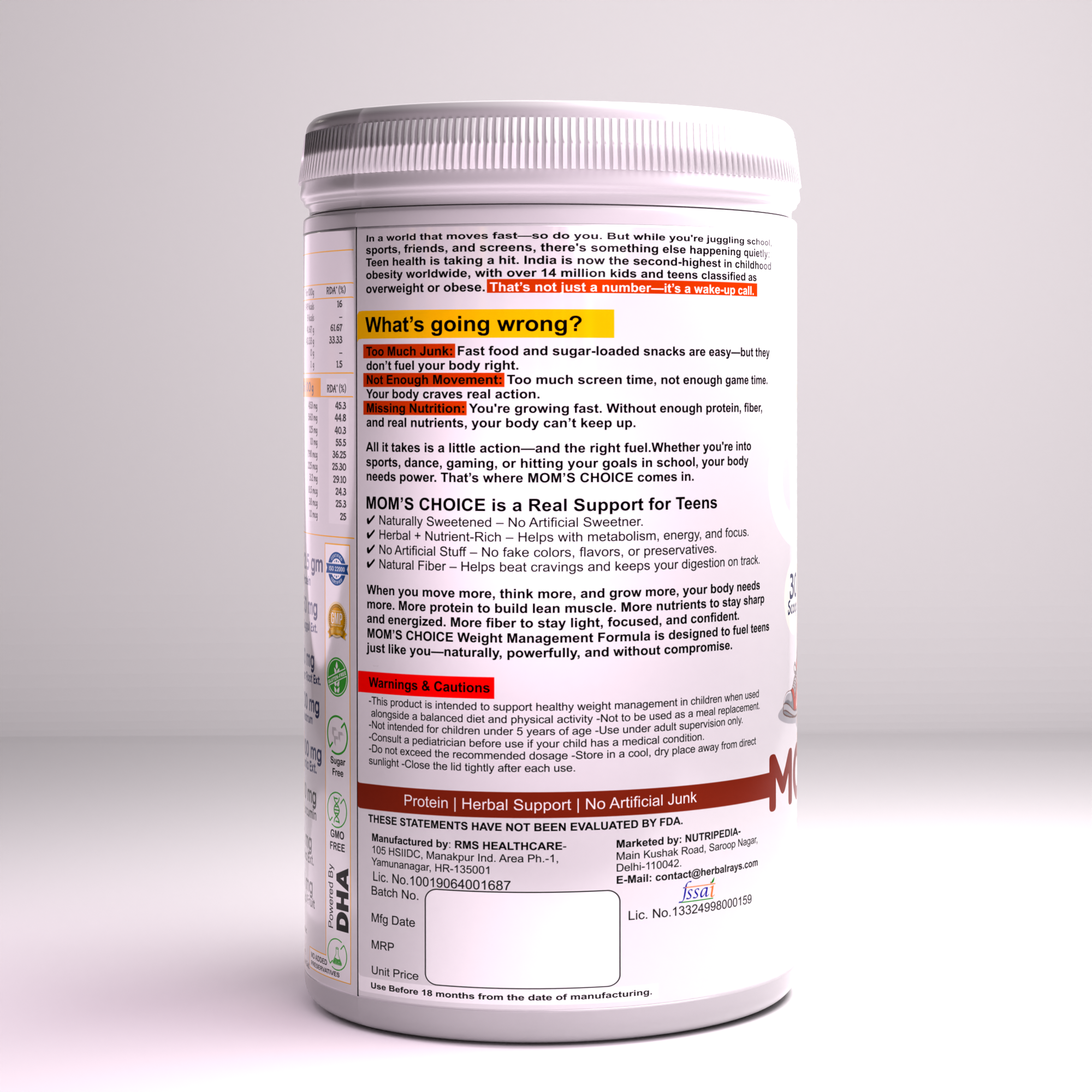 Mom’s Choice - Nutrition Mix (12+ Years) - Image 4