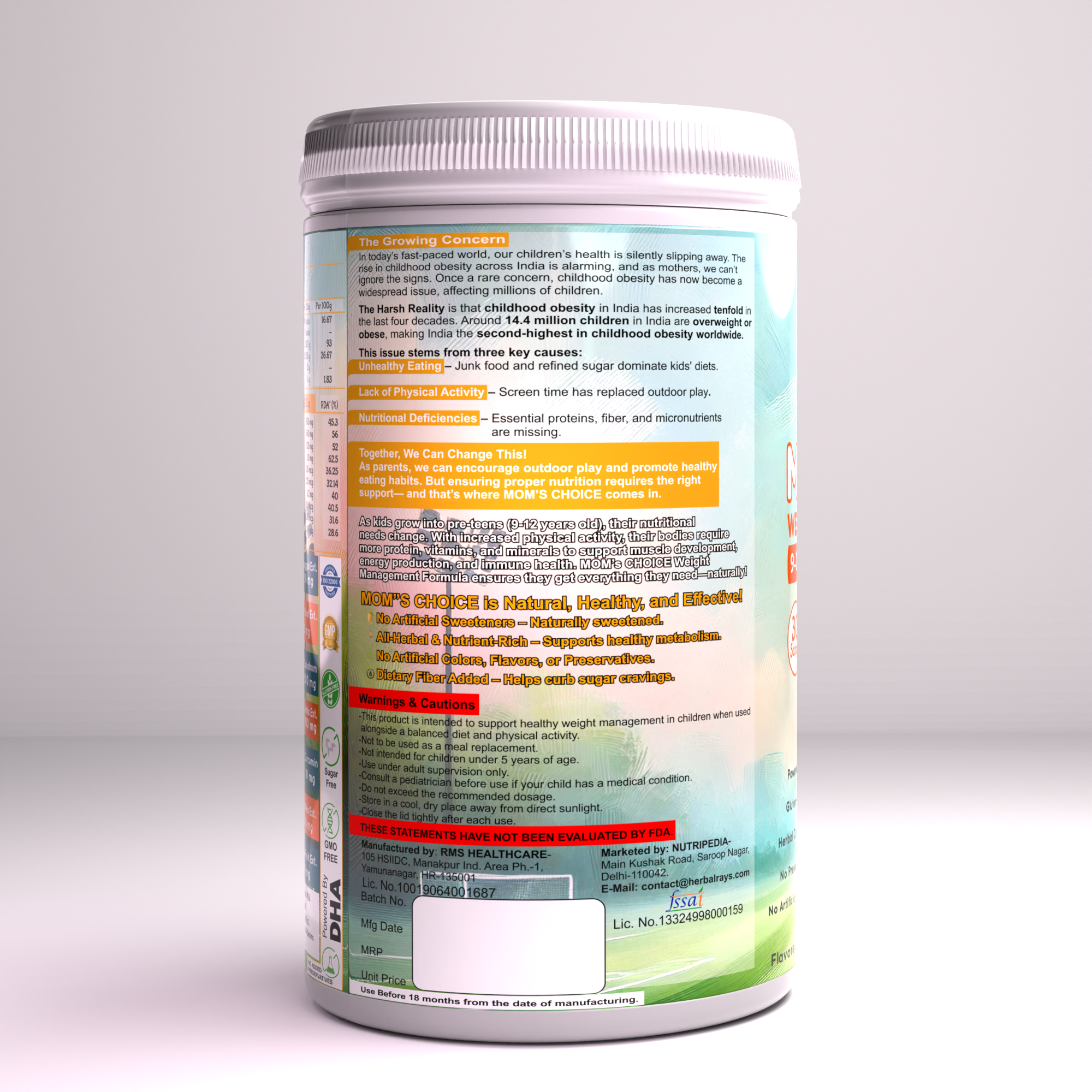 Mom's Choice - Weight Management Formula (9-12yrs) - Image 2
